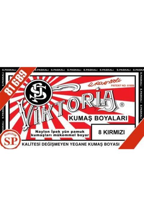 Viktoria Kırmızı Kumaş Boyası 8