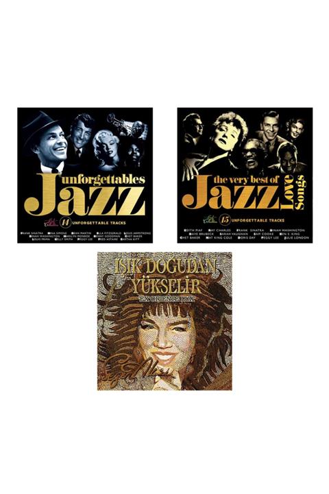 Gereksiz Şeyler Unforgettables Jazz The Very Best Of Jazz Love Songs Sezen Aksu Işık Doğudan Yükselir Plak Seti