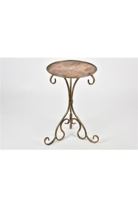 SETABIANCA Setabıanca Antıque Kıvrımlı Ayak Sehpa 32*32*49 Cm