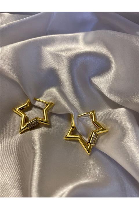 Hayals Zirkon Taşlı Yıldız Küpe