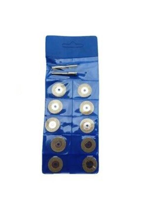 Tzcn 18 Mm Mini Daire Disk Testere Elmas Taşlama Diski 12 Parça Set