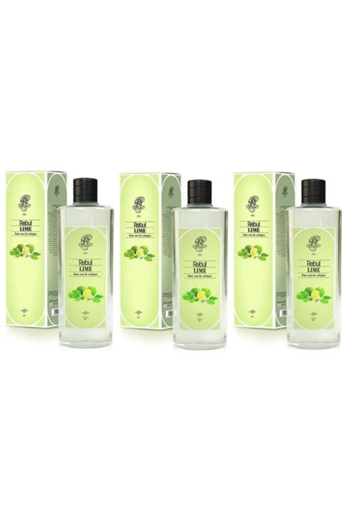 Rebul Lime Kolonya 270ml Cam Şişe X 3 Adet