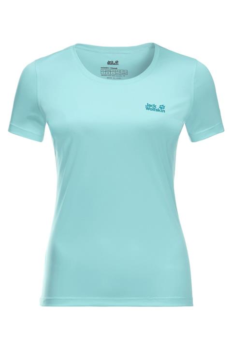 Jack Wolfskin Tech T Kadın Outdoor T-shirt Powder Blue