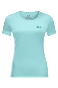 Jack Wolfskin Tech T Kadın Outdoor T-shirt Powder Blue