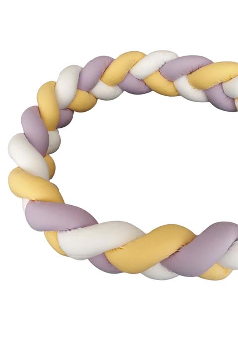 HUZURLUBEBEKLER 380 Cm Örgü Beşik Kenar Koruyucu