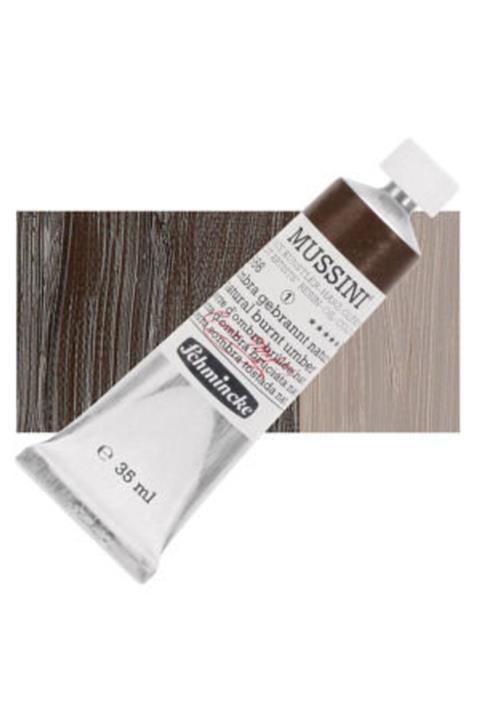 Schmincke Mussini Artist Yağlı Boya 35 Ml Seri 1 666 Natural Burnt Umber
