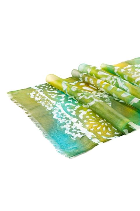 CraftnArt Fular-yeşil Tekstil