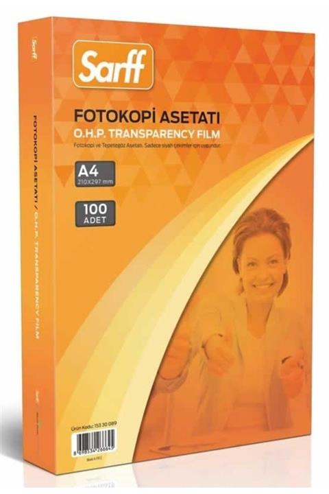 SARFF A4 Fotokopi Asetatı 100-lü Paket 153 30 089