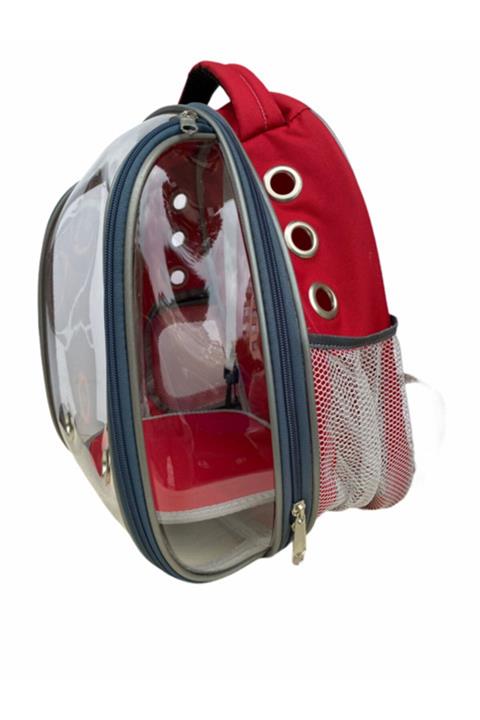 Pet Pretty Yarı-astronot Kedi Ve Küçük Köpek Taşıma Çantası Kırmızı