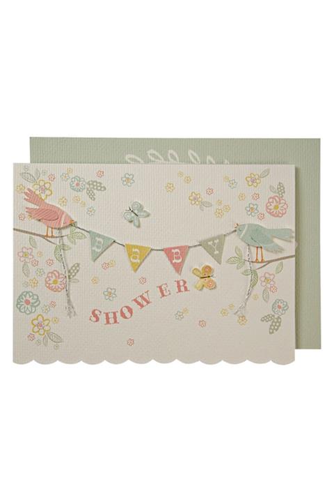 Meri Meri Kuşlar Baby Shower Kart