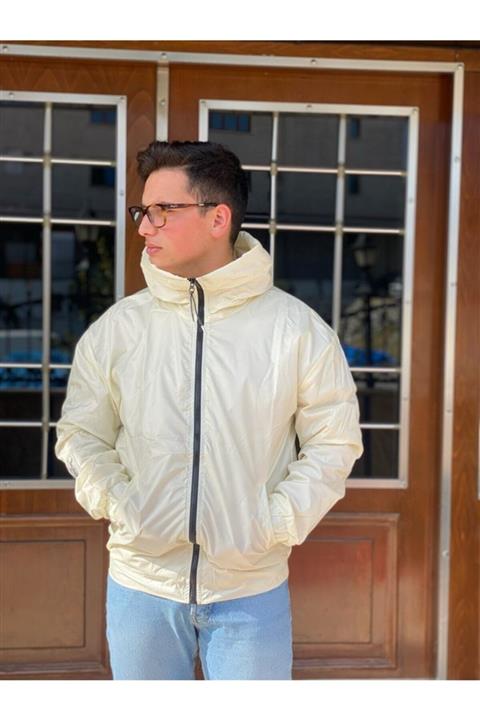 Bel tempo Fashion Krem Astarlı Yağmurluk