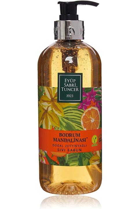 Eyüp Sabri Tuncer Doğal Zeytinyağlı Sıvı Sabun Bodrum Mandalinası 500 Ml Pet Şişe
