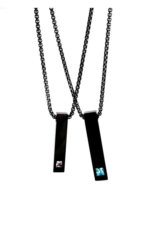 bymissnora Çelik Kolye 2 Adet