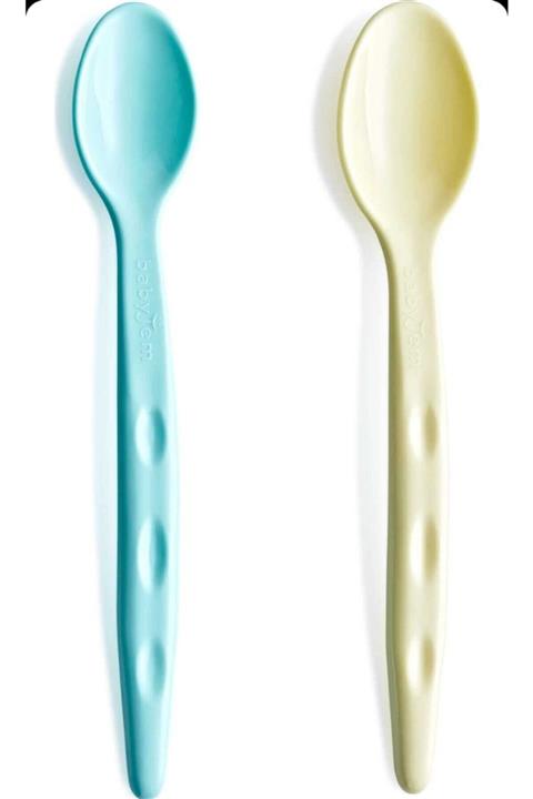 Babyjem 2'li Mama Kaşığı Yeşil -Sarı