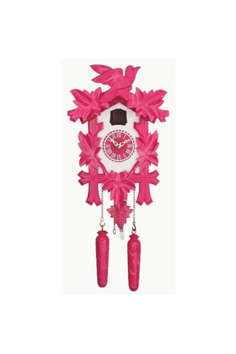 Ultima Regal Gq 350 20 Pw Guguklu Saat Kuşlu Pilli Pembe 35 Cm