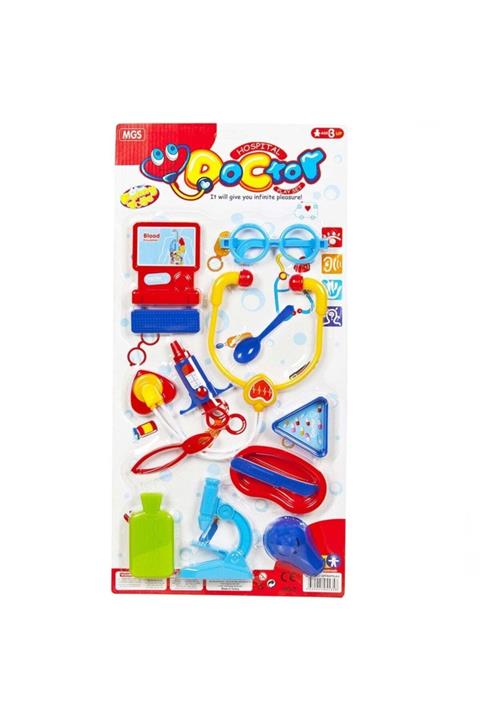 Burnis Toy Toys Hospital Kartela Doktor Seti Fırsat