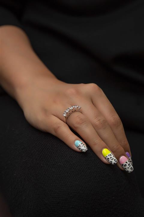 Ercan Kuyumculuk Kadın 14 Ayar  Beştaş Yüzük 3.42 gr