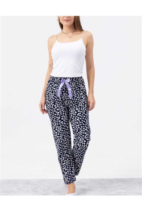 armeSgiyim Kadife Desenli Pijama Altı