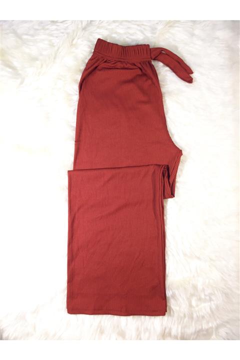 Altınay İspanyol Paça Cepsiz Viskon Kadın Pijama Altı Is2