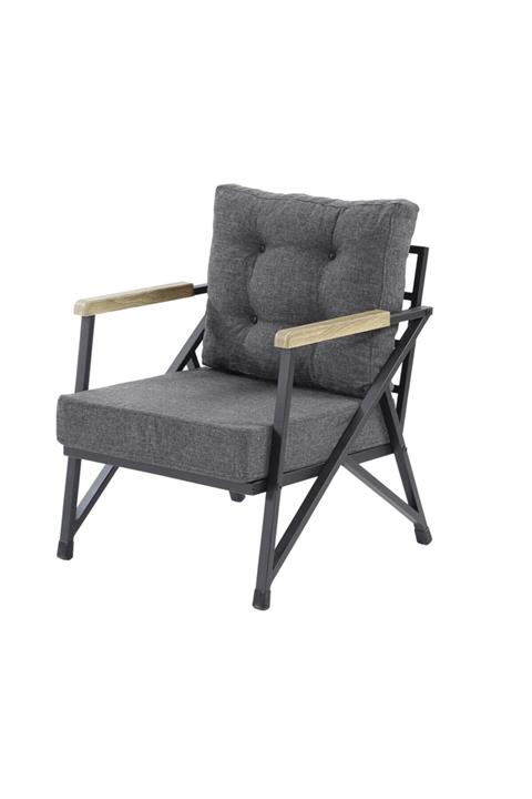 ASTRA MOBİLYA Astra Nefin 60 Tekli Koltuk - Konforlu Berjer - Bahçe Balkon Teras Koltuk