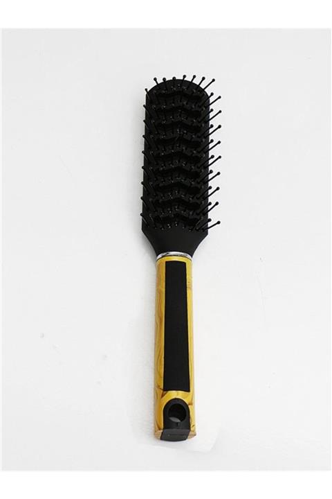 TAKIŞTIR Ahşap Desenli Kırkayak Saç Fırçası