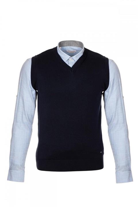 Tony Montana V Yaka Süveter