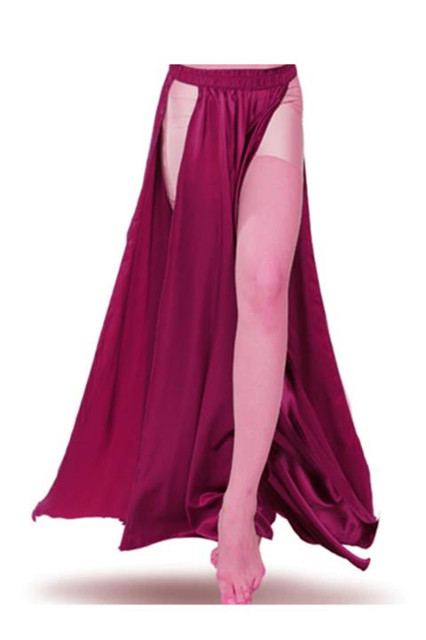 Kaftan Collection Bordo Oryantal Dansöz Kıyafeti Eteği