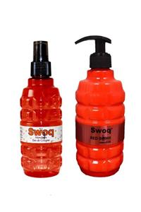 SWOQ After Shave 400ml + Sprey 225 Ml Mandarin Kolonya