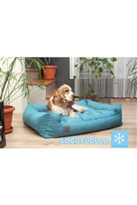 LUVLY PETS X-large Klimalı Soğutuculu Yıkanabilir - Patentli Tay Tüyünden Cooling- Turkuaz - 100x80