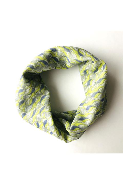 nilythings Fular Desenli Pamuk Kumaş Çanta Ve Saç Aksesuarı