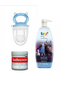 Uni Baby Unıbaby Frozen Saç ve Vücut Şampuanı 700 ml Sudocrem 60 gr Meyve Süzgeci Mavi