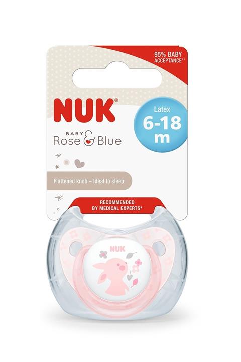 Nuk Silikon Emzik Baby Blue 6.18 Ay Tekli