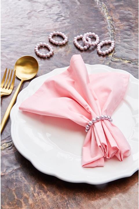 Arma House 6'lı Rose Cam Inci Peçete Yüzüğü