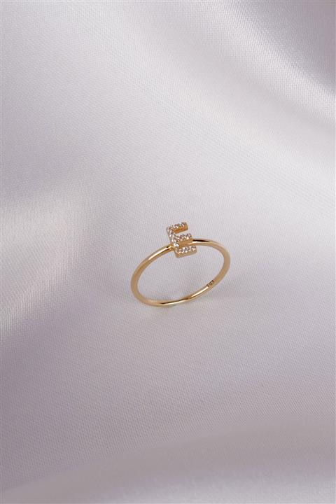 Aygold Kuyumculuk Altın Harf Yüzük