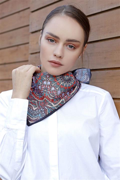 ŞALEVİ Etnik Kırmızı Twıll Fular