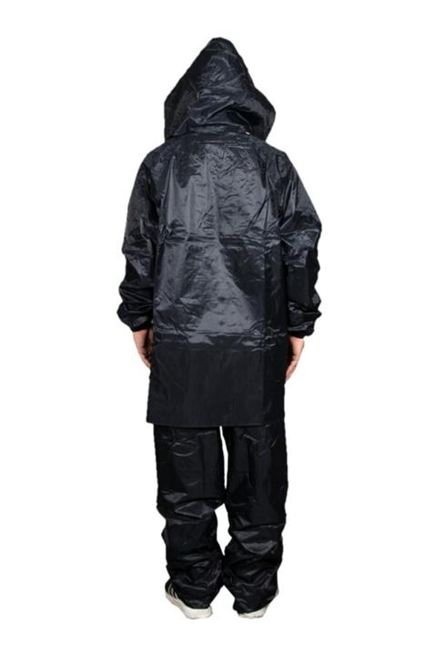 Ebax Erkek Siyah Takım Yağmurluk