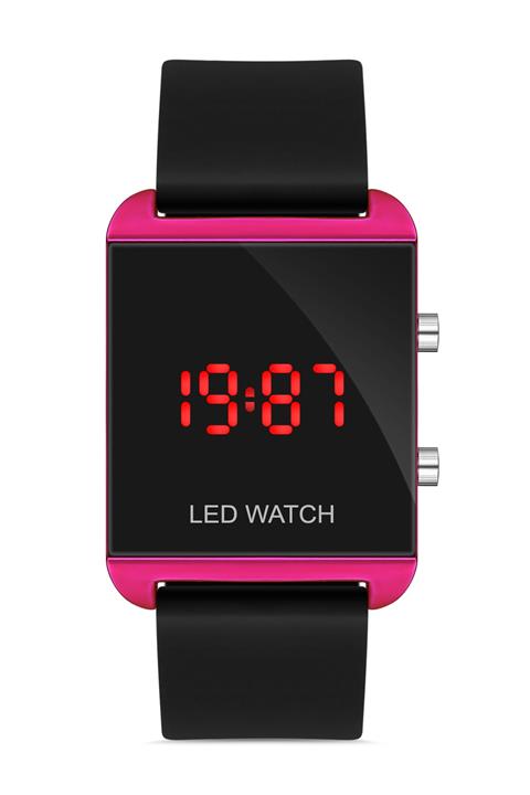 Aqua Di Polo 1987 Unisex Siyah Silikon Dijital Led Kol Saati Apwr032806