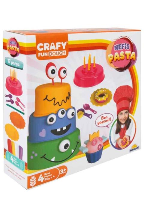 Sunman Marka: Crafy Nefis Pasta Oyun Hamur Seti 17 Parça 200 Gr. Kategori: Oyun Hamurları