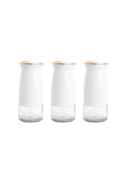 Perotti Caprıce Whıte 3'lü Kavanoz Seti