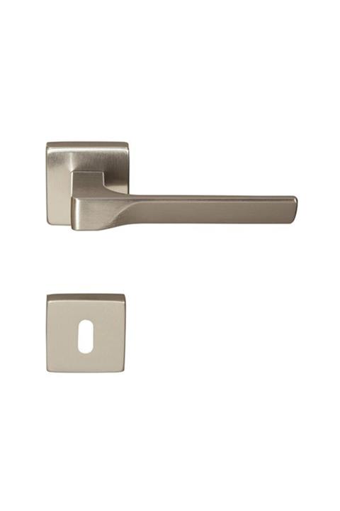 Hafele Istanbul Oda Kapı Kolu Seti, Mat Paslanmaz Çelik Renk