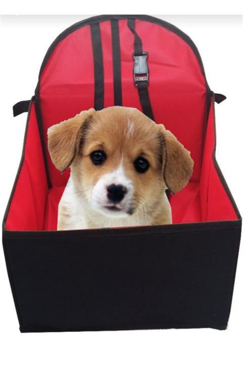 Bizedeyolla Kedi Köpek Oto Seyahat Çantası Koltuk Askılı Su Geçirmez 37x37 Cm Yükseklik 23 Cm