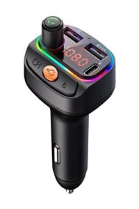 ACL Aft-08 3.1 Amp 12v-24v Type-c Bluetooth Fm Transmitter Araç Kiti