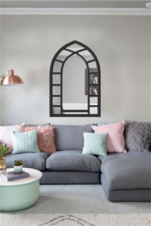 ahşapdekor Dekoratif Pencere Model Ayna (lake Cilalı)