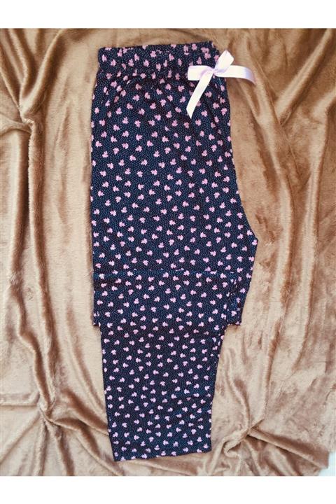 Altınay Kadın Cepsiz Viskon Yazlık Pijama Altı