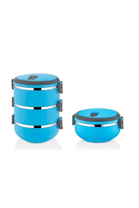 time capsule Sefer Tasi Içi Çelik Mavi 3 Lü Ve Tekli Ikili Set
