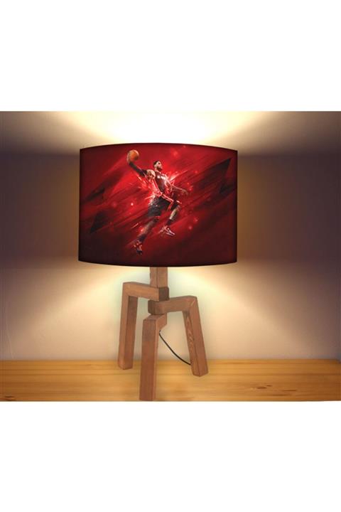 Herms Basketbol 5 Desen Abajur,çocuk Odası Abajur, Ev Hediyesi, Doğum Günü,yeni Yıl Hediyesi