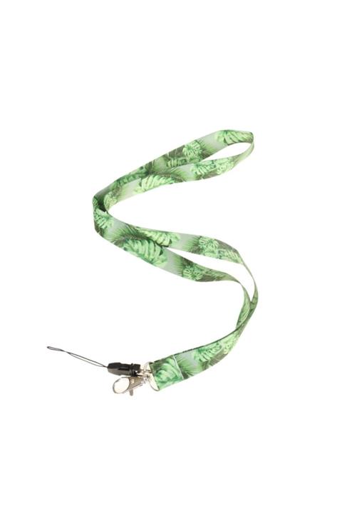 Attach Yeşil Yaprak Tasarım Boyun Askı Ipi