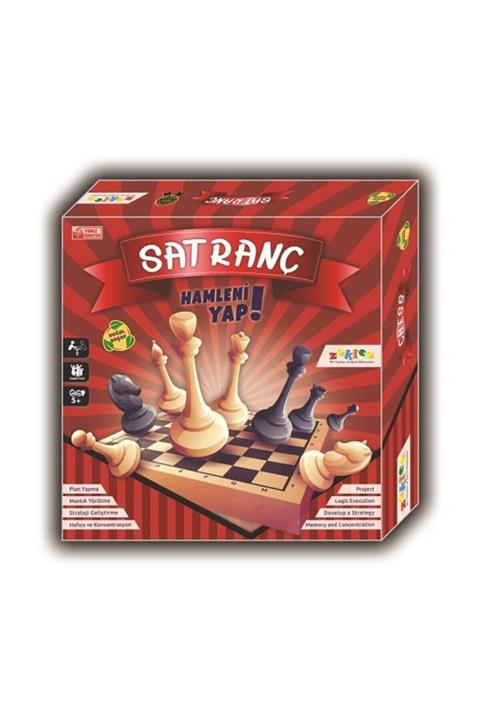 Zekice Doğal Ahşap Satranç