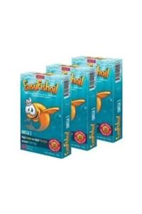 Easy Fishoil Easyfishoil Omega 3 Çiğnenebilir 30 Jel Tablet - 3 Kutu