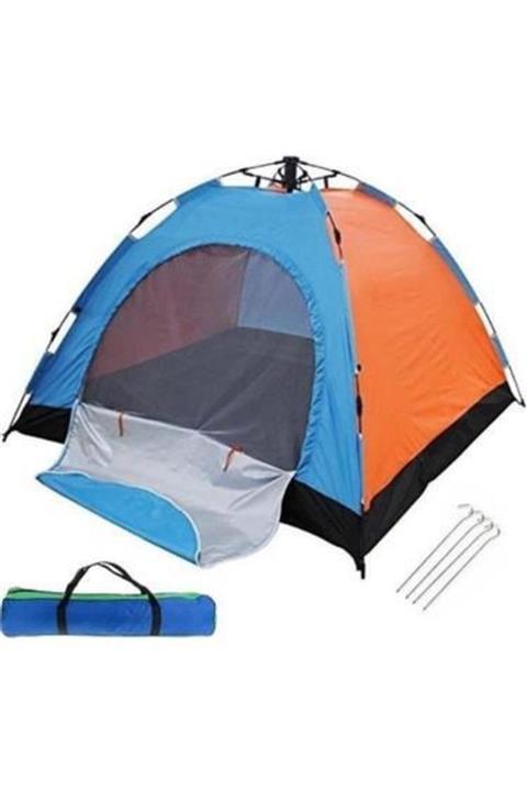 angel store Otomatik Kurulumlu Kamp Çadırı 4-5 Kişilik 200x200 cm